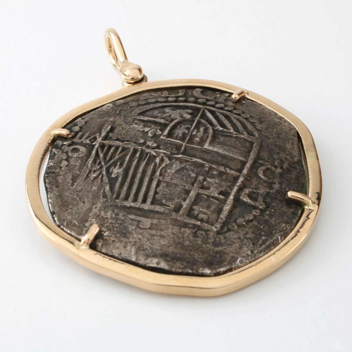 Atocha Coin and 14K Pendant