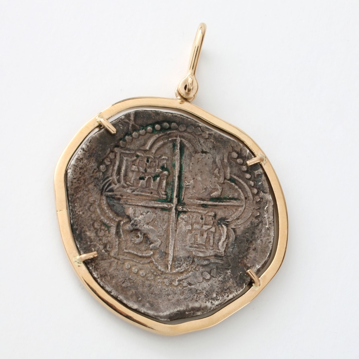 Atocha Coin and 14K Pendant