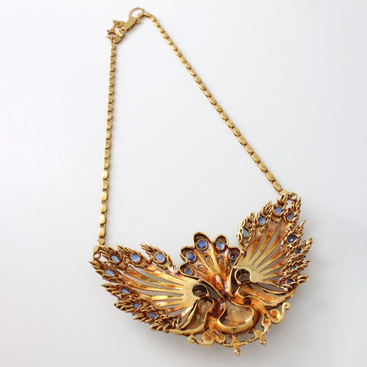 Sapphire and 18K Necklace