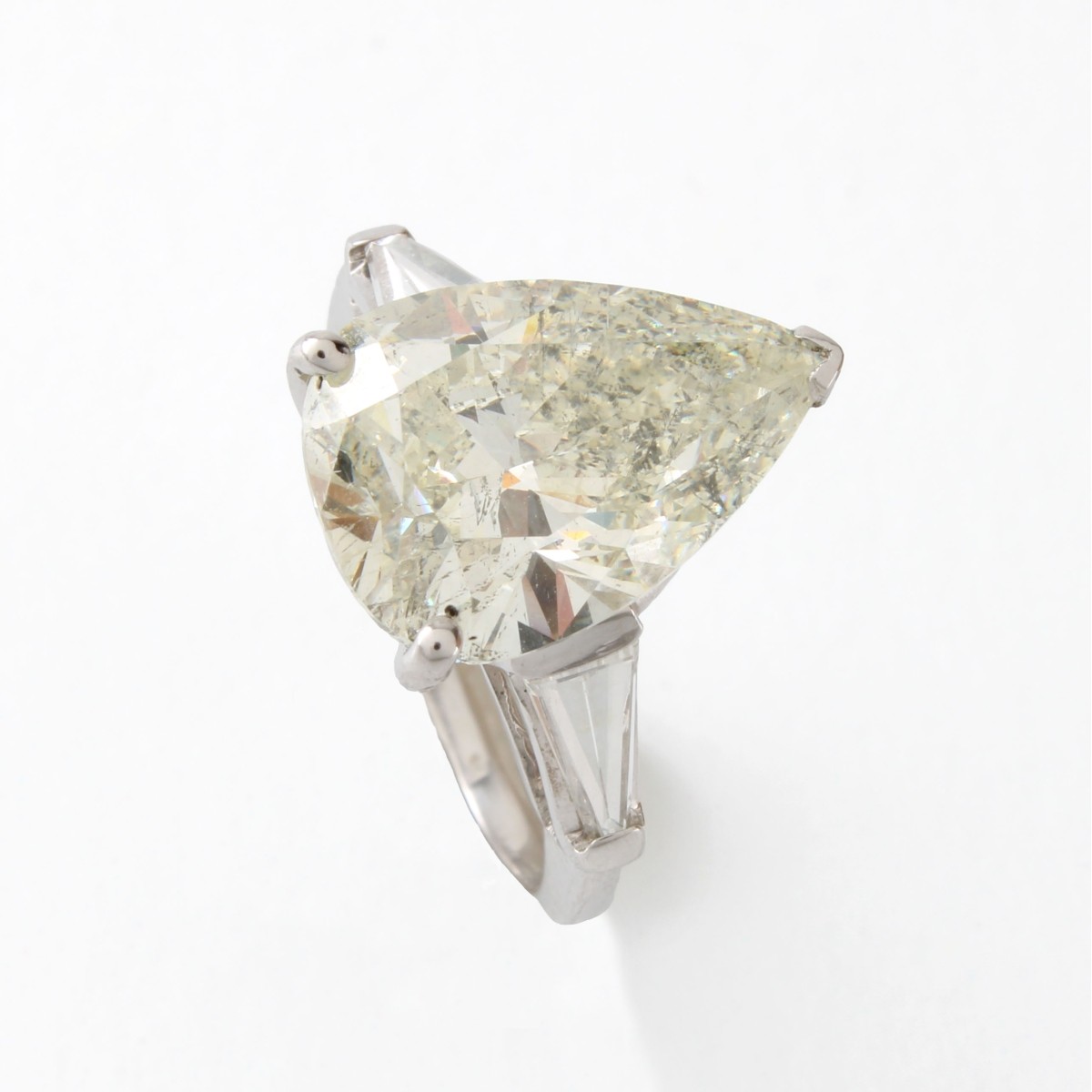 EGL Diamond and Platinum Ring