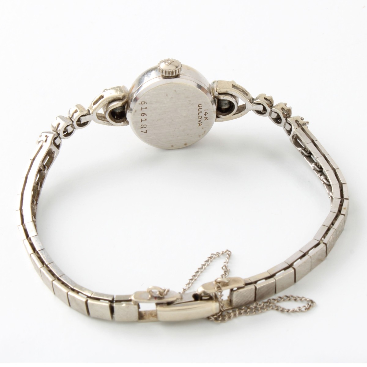 Lady's Bulova Diamond and 14K Watch