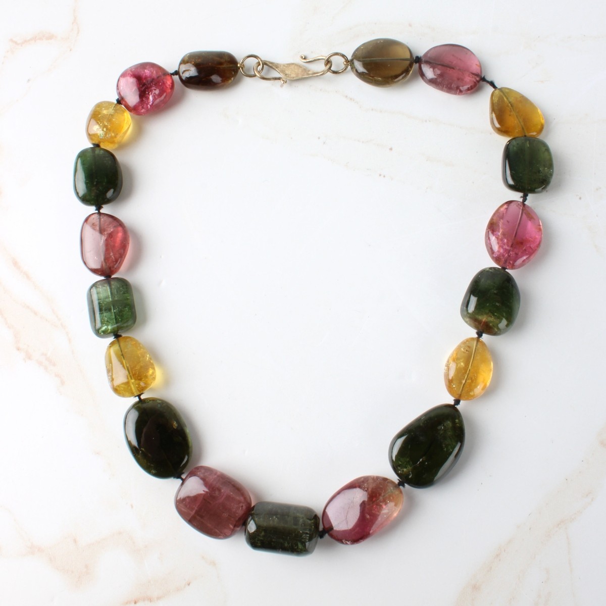 Tourmaline and Citrine Necklace