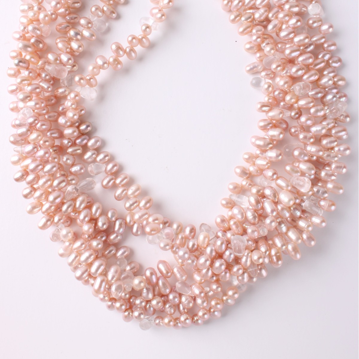 Pearl and Rock Crystal Necklace