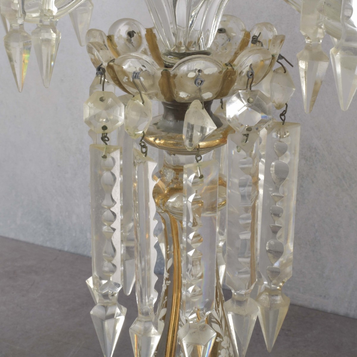 3pc Luster Garniture Set