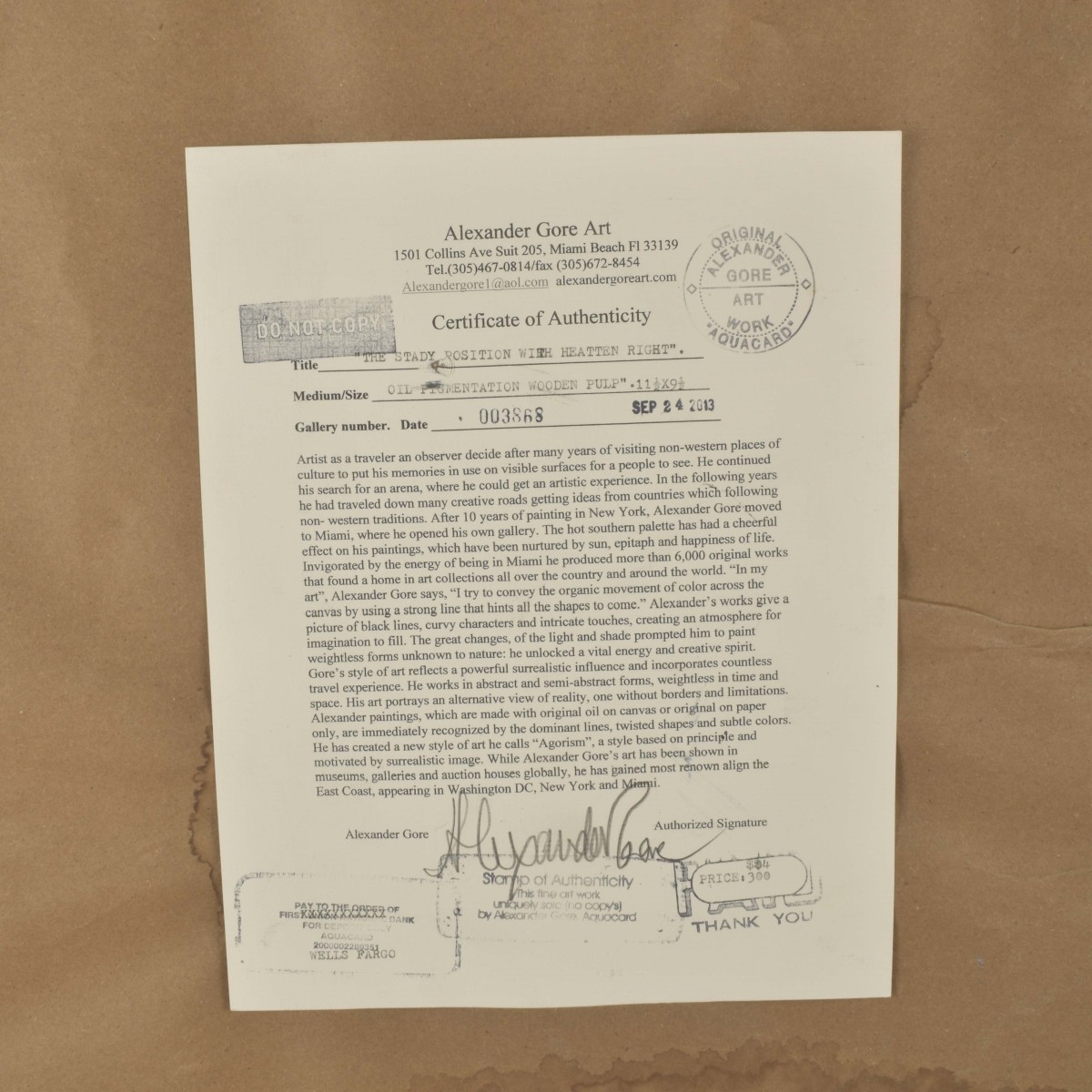 Alexander Gore, Russian/American (b. 1958)