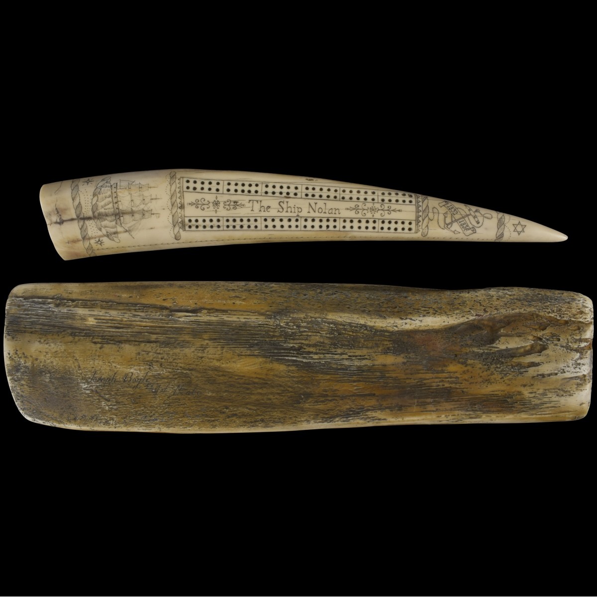 Faux Engraved Scrimshaw