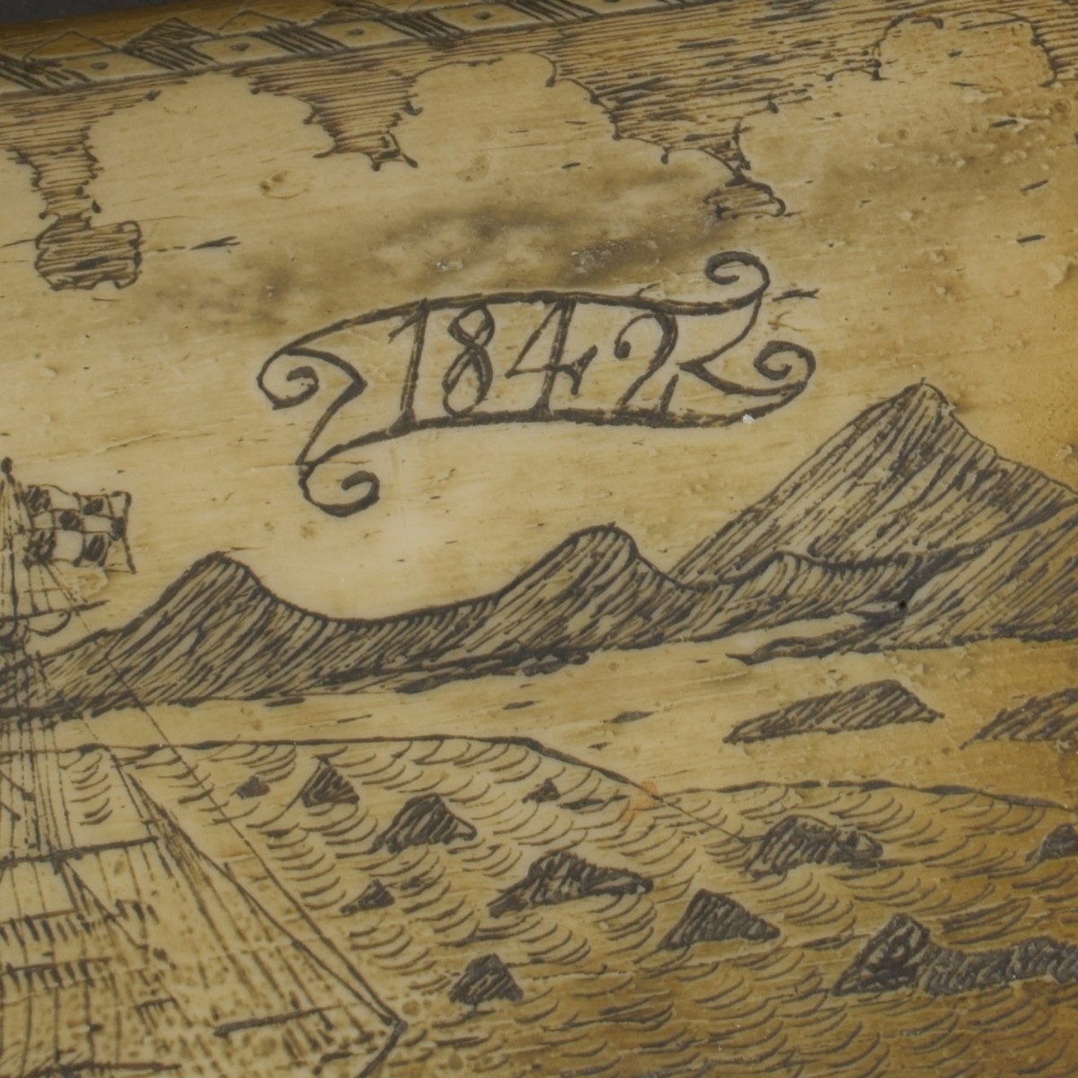 Faux Engraved Scrimshaw