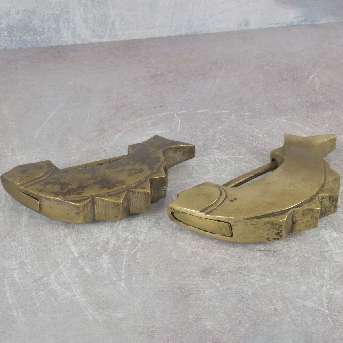 Antique Chinese Brass Locks