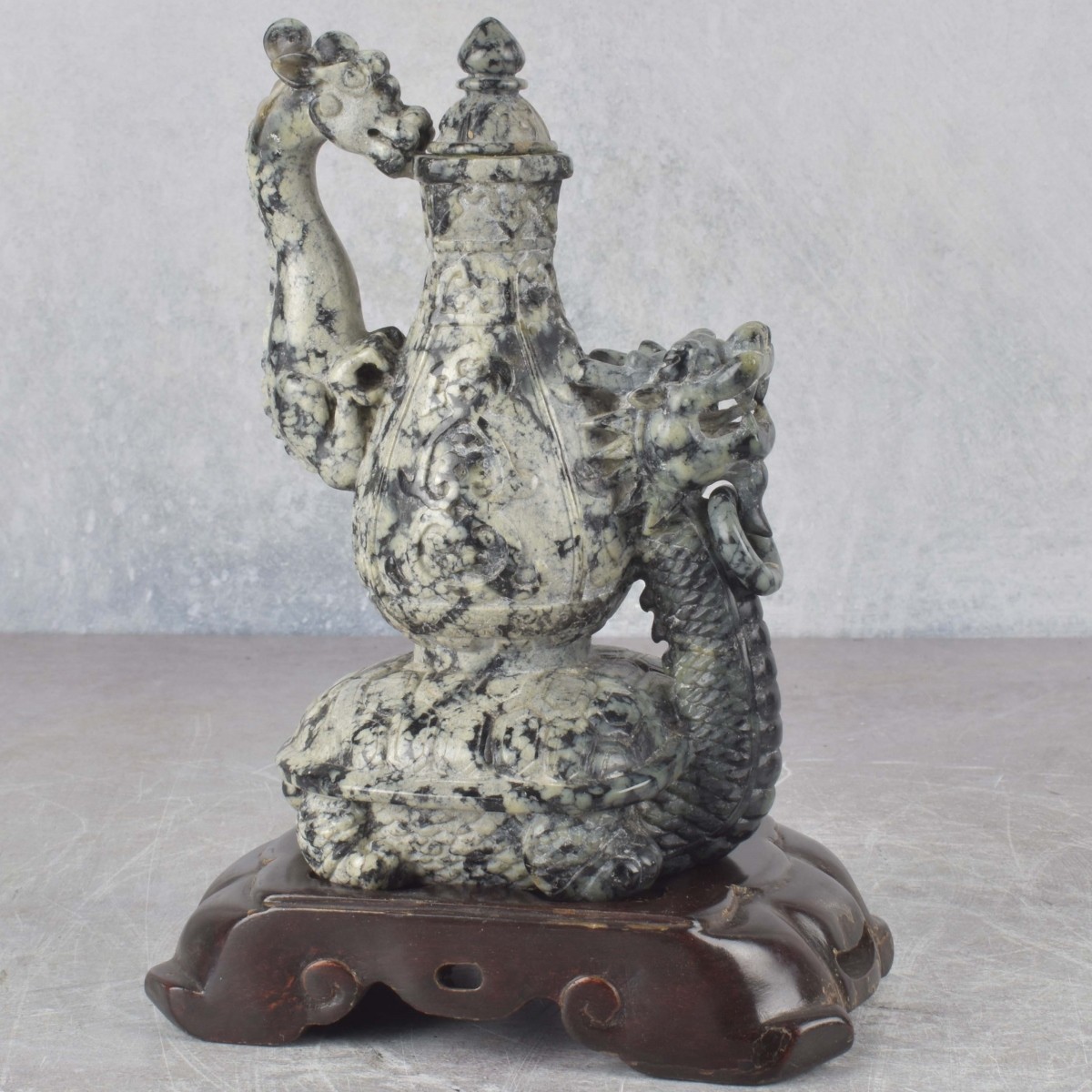 Antique Asian Boinite Wine Pot