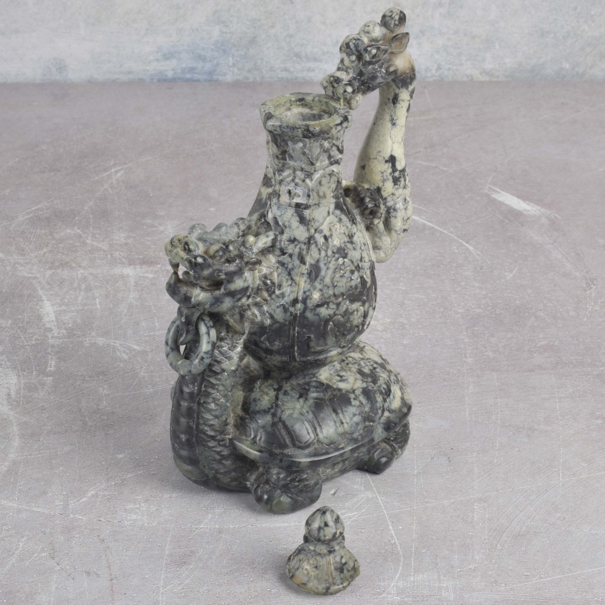 Antique Asian Boinite Wine Pot