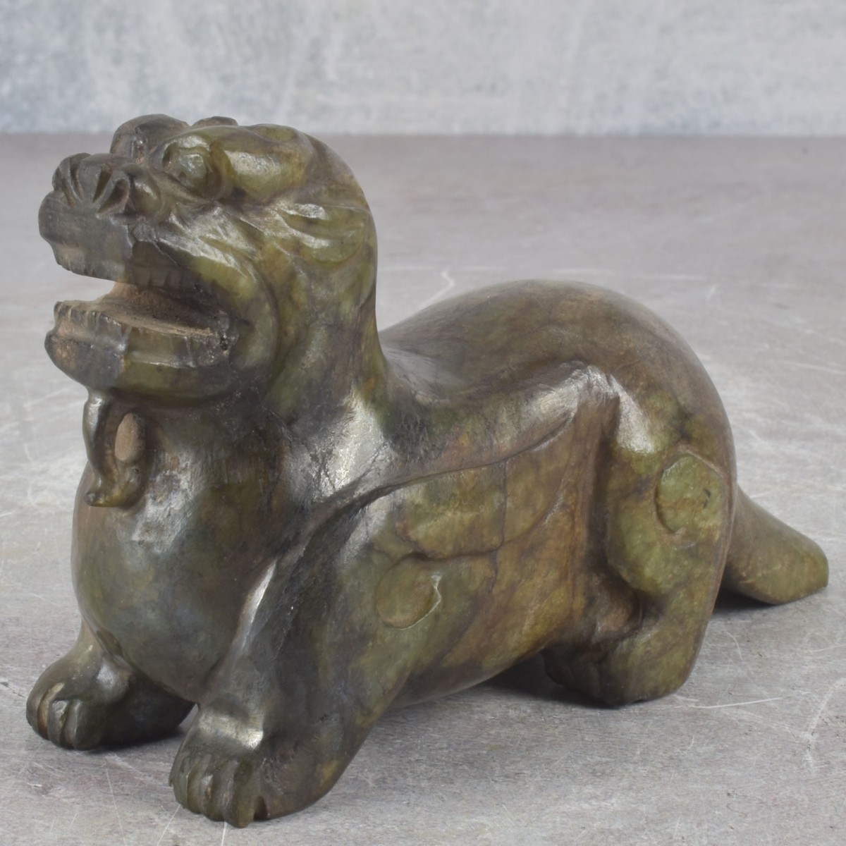 Carved Jade Foo Lion Dog