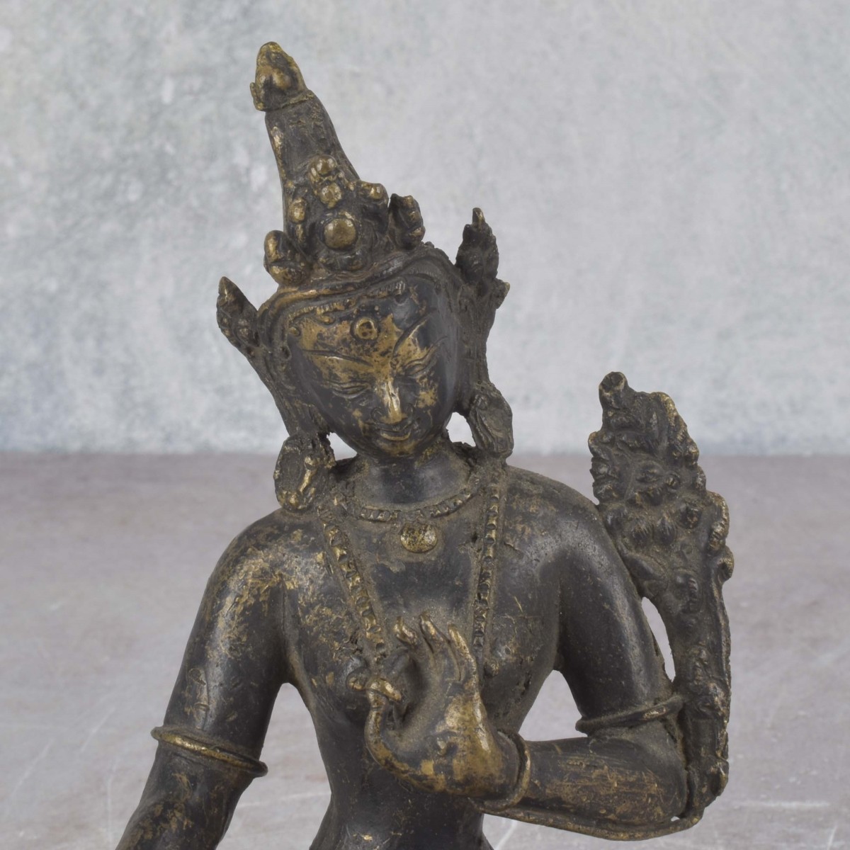Antique Bronze Sculpture of a Buddha