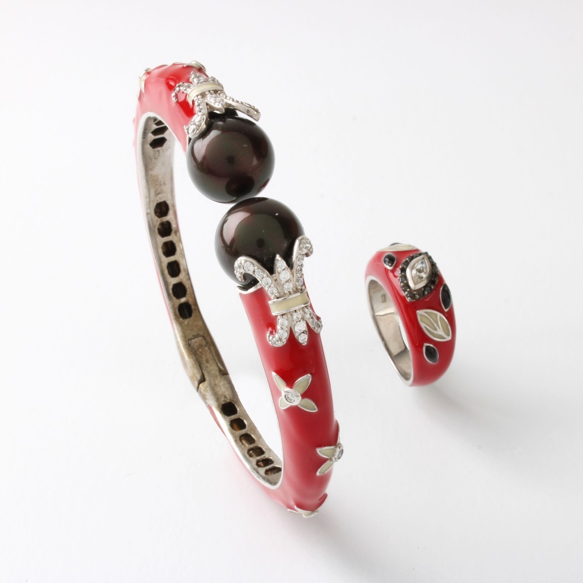 Sterling Silver Bracelet and Ring