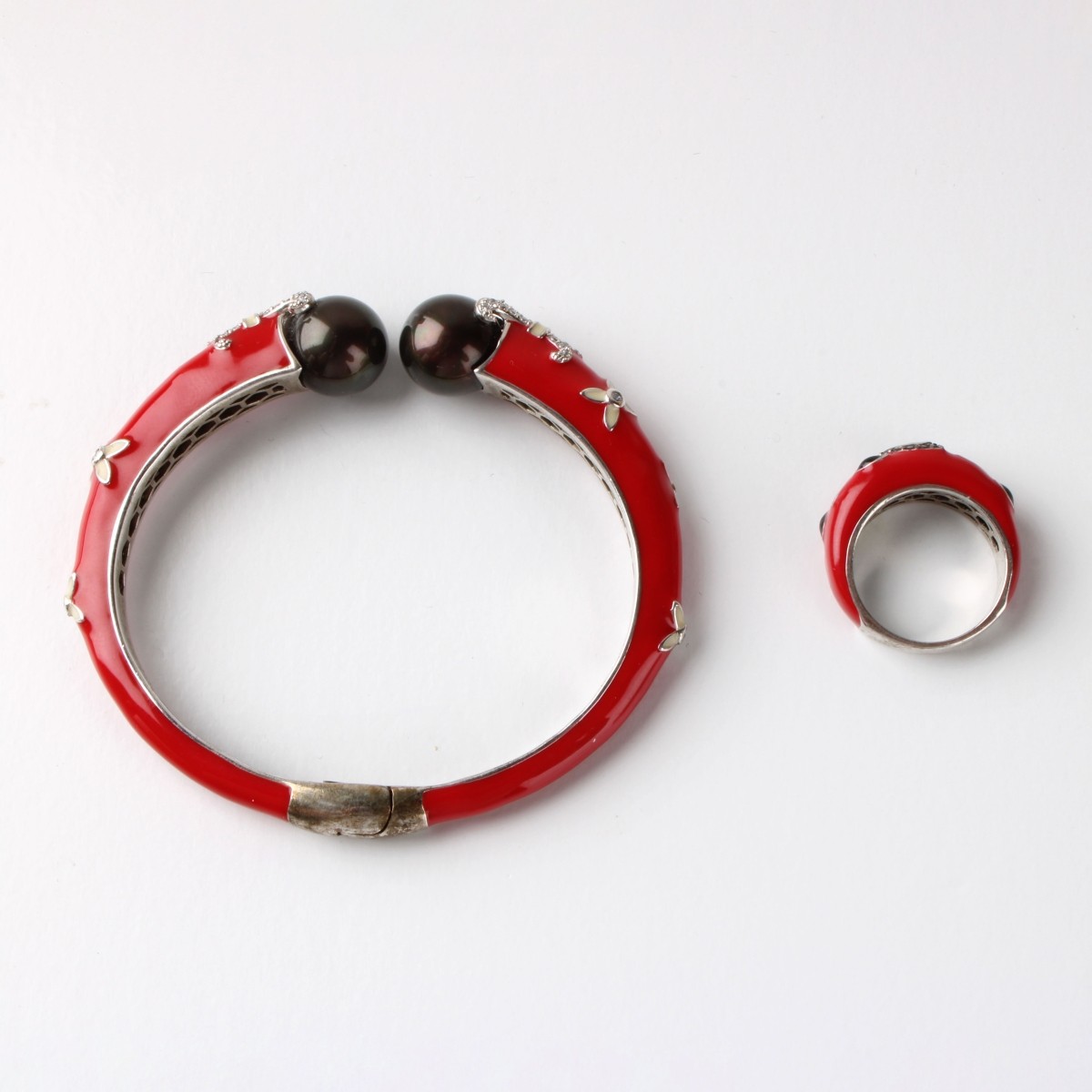 Sterling Silver Bracelet and Ring