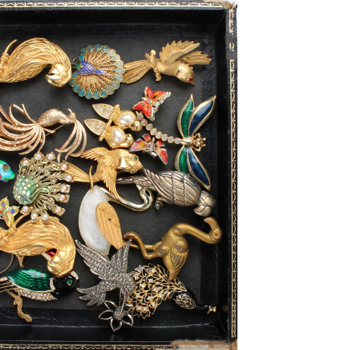 Tray Lot of Costume Pins