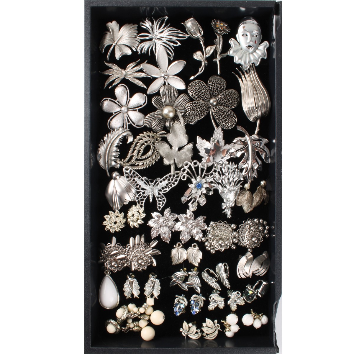 Tray Lot of Costume Pins