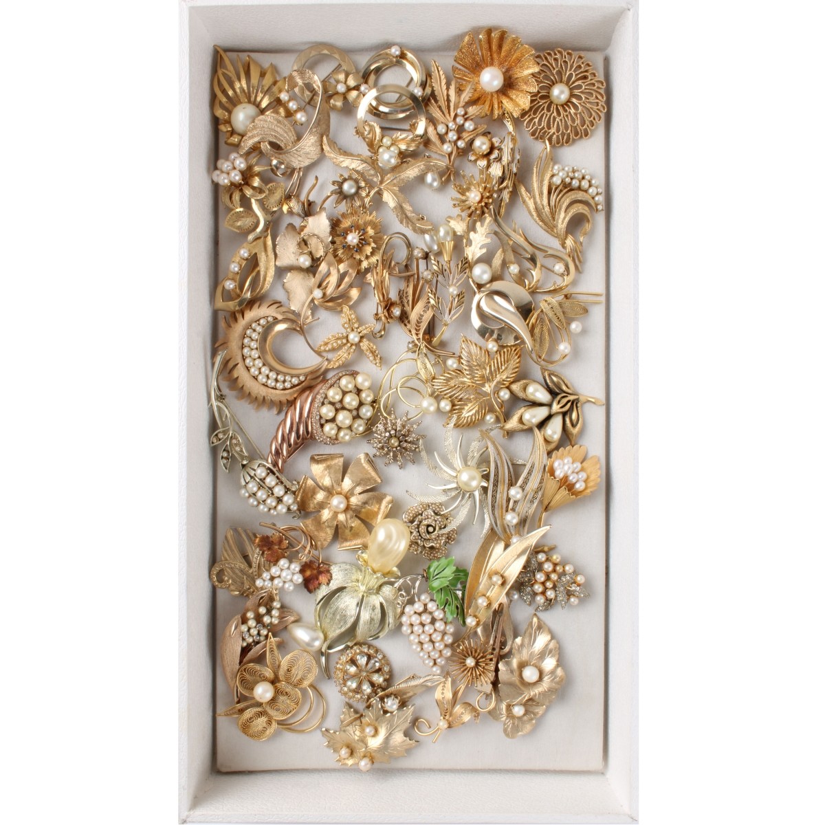 Tray Lot of Costume Pins