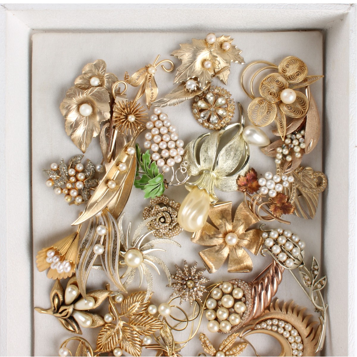 Tray Lot of Costume Pins