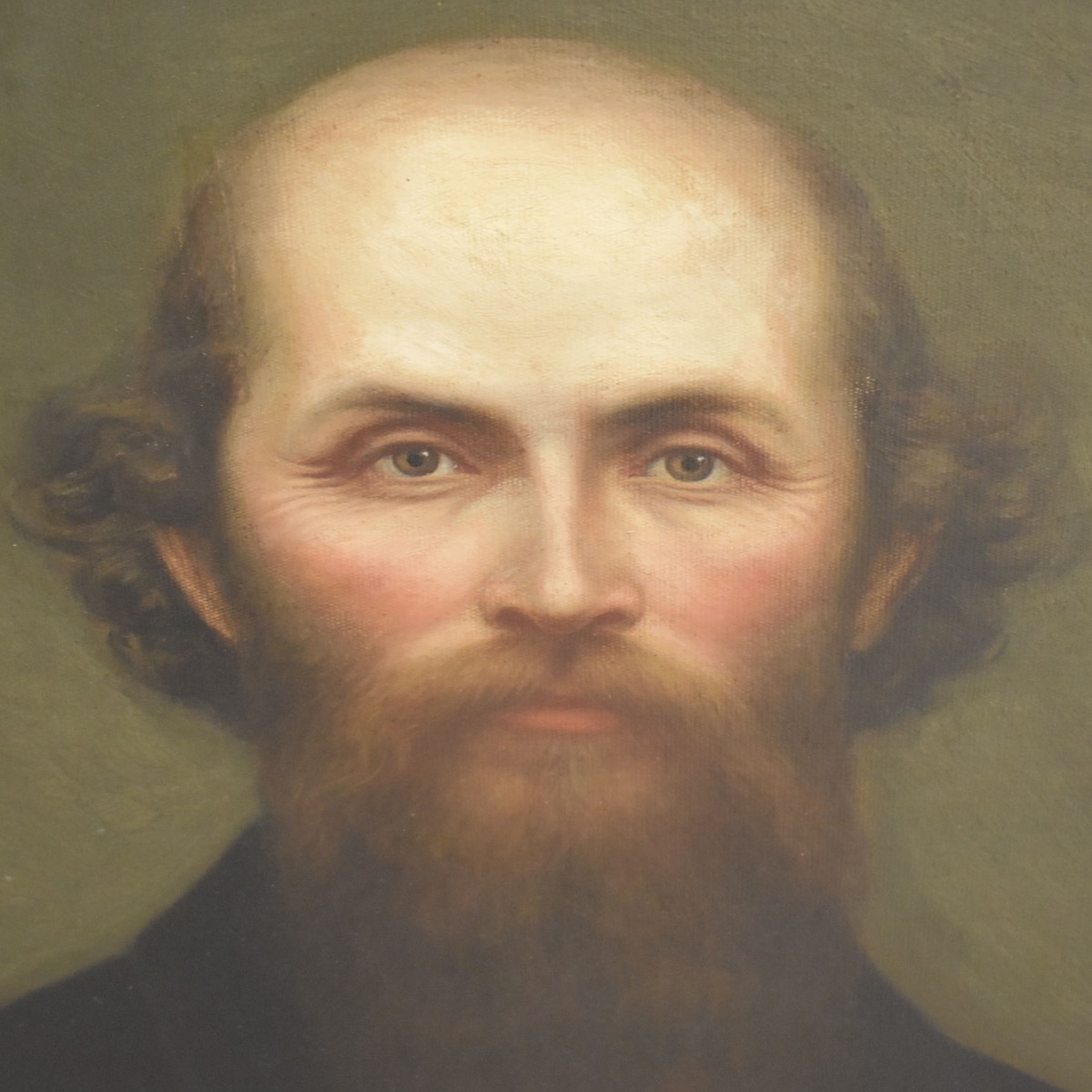 19th Cent., O/C Portrait of a Man