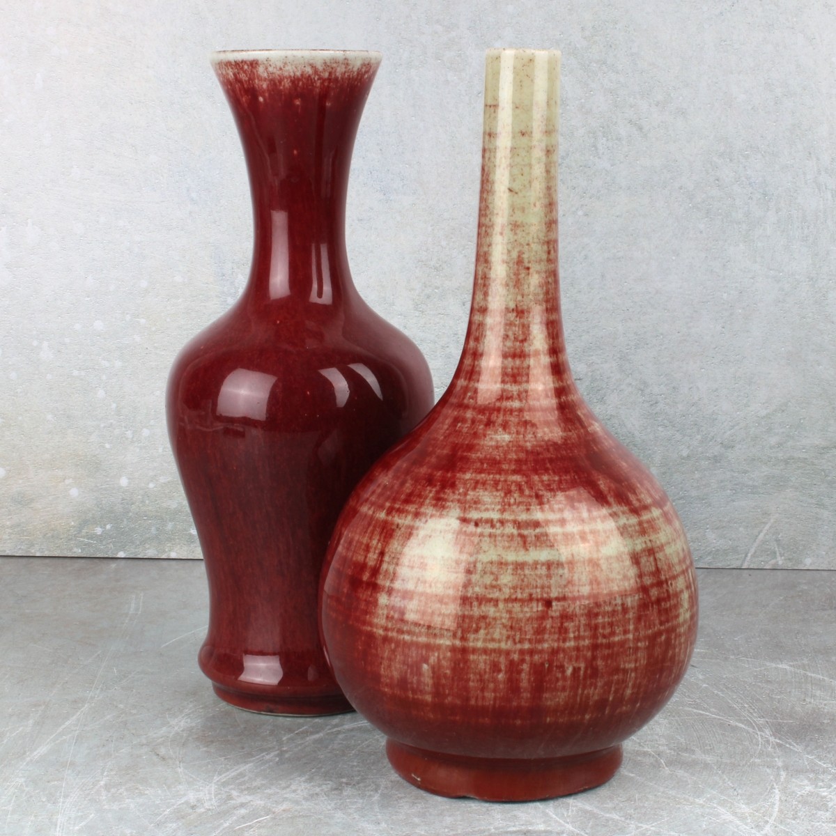 Chinese Sang de Boeuf Vases