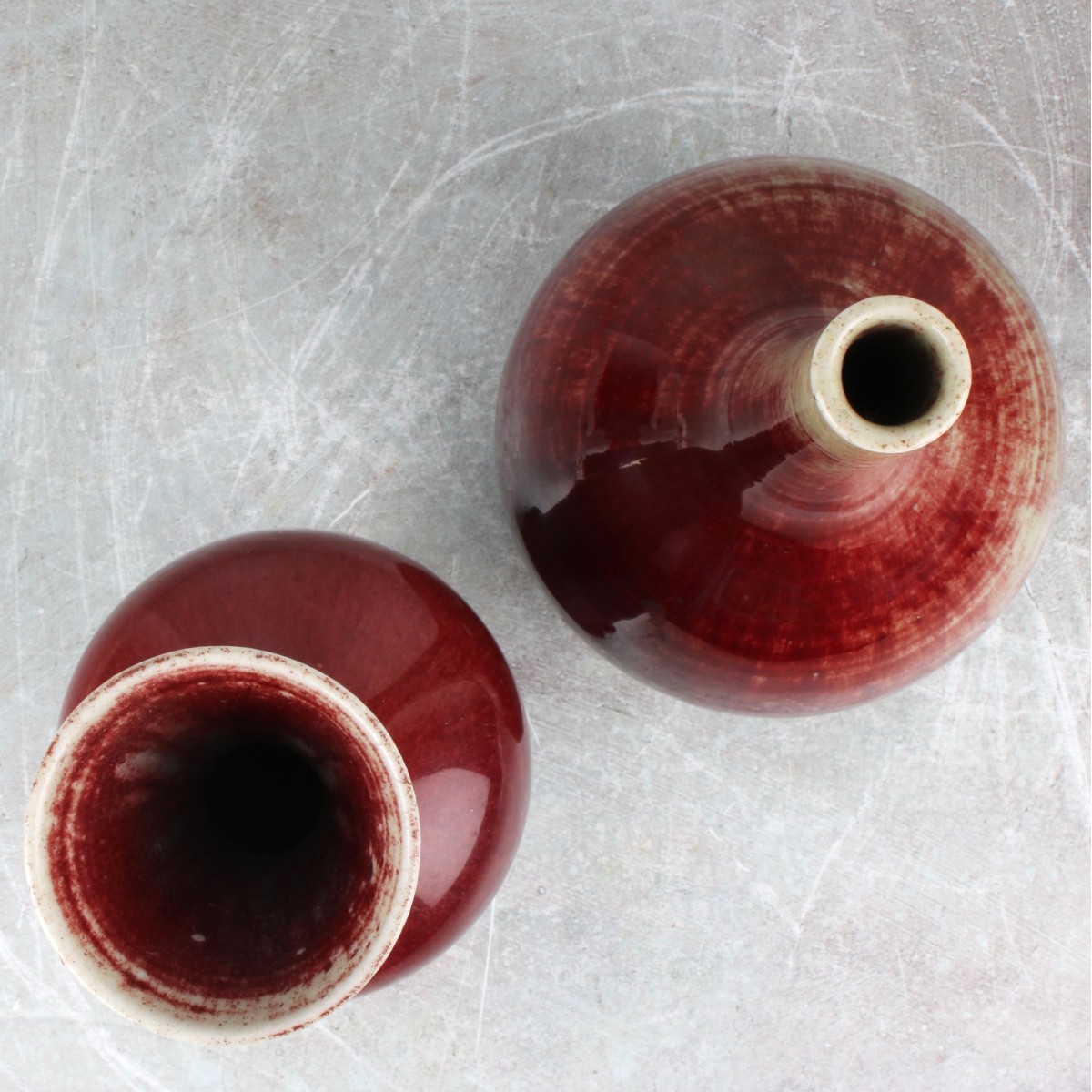 Chinese Sang de Boeuf Vases