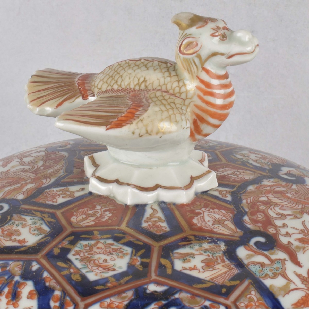 Circa 1900 Japanese Imari Tureen