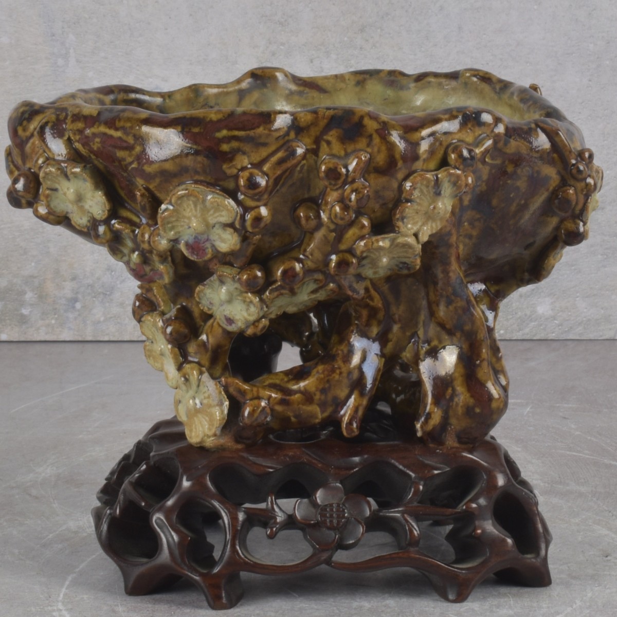 Antique Chinese Ceramic Brush Pot