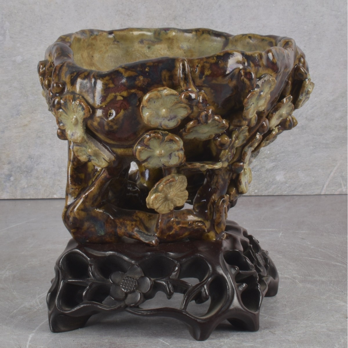 Antique Chinese Ceramic Brush Pot