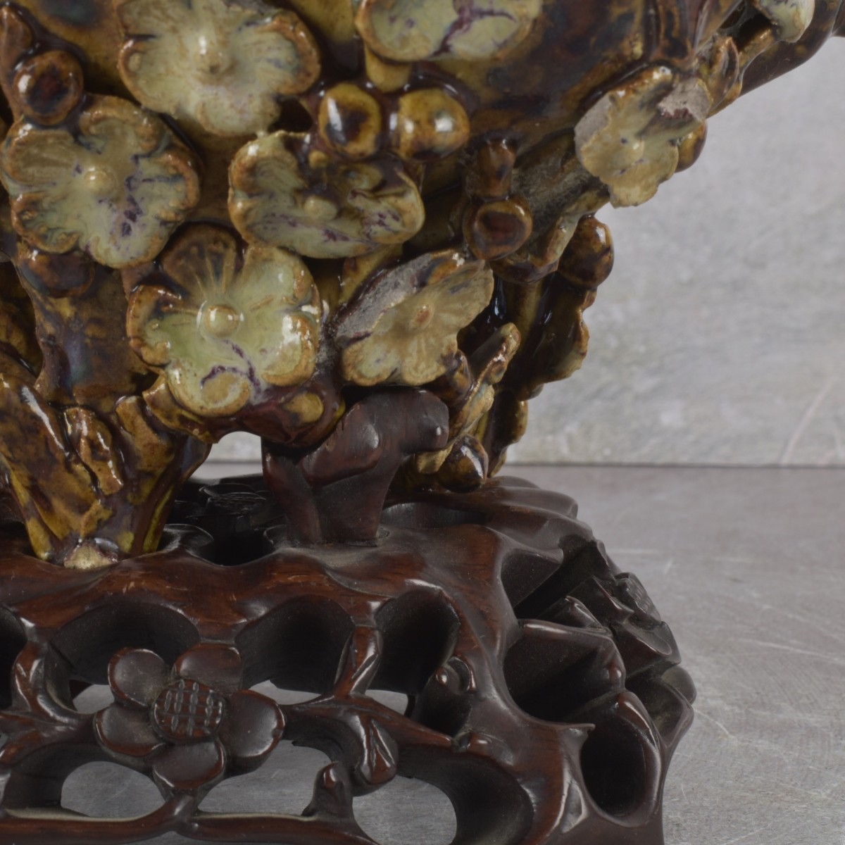 Antique Chinese Ceramic Brush Pot