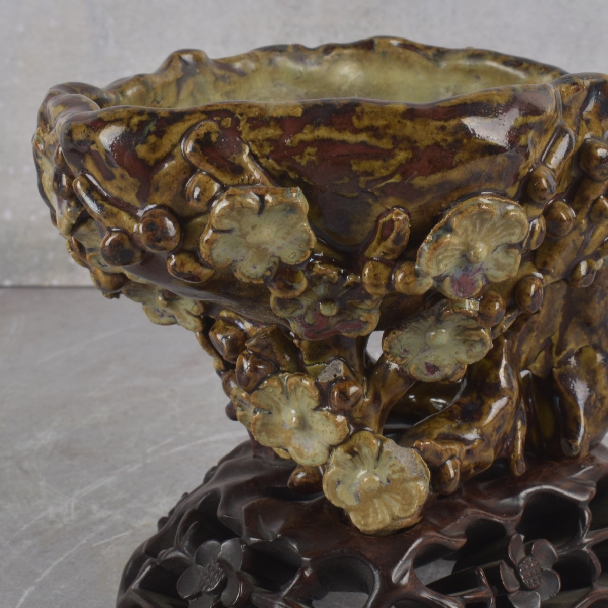 Antique Chinese Ceramic Brush Pot