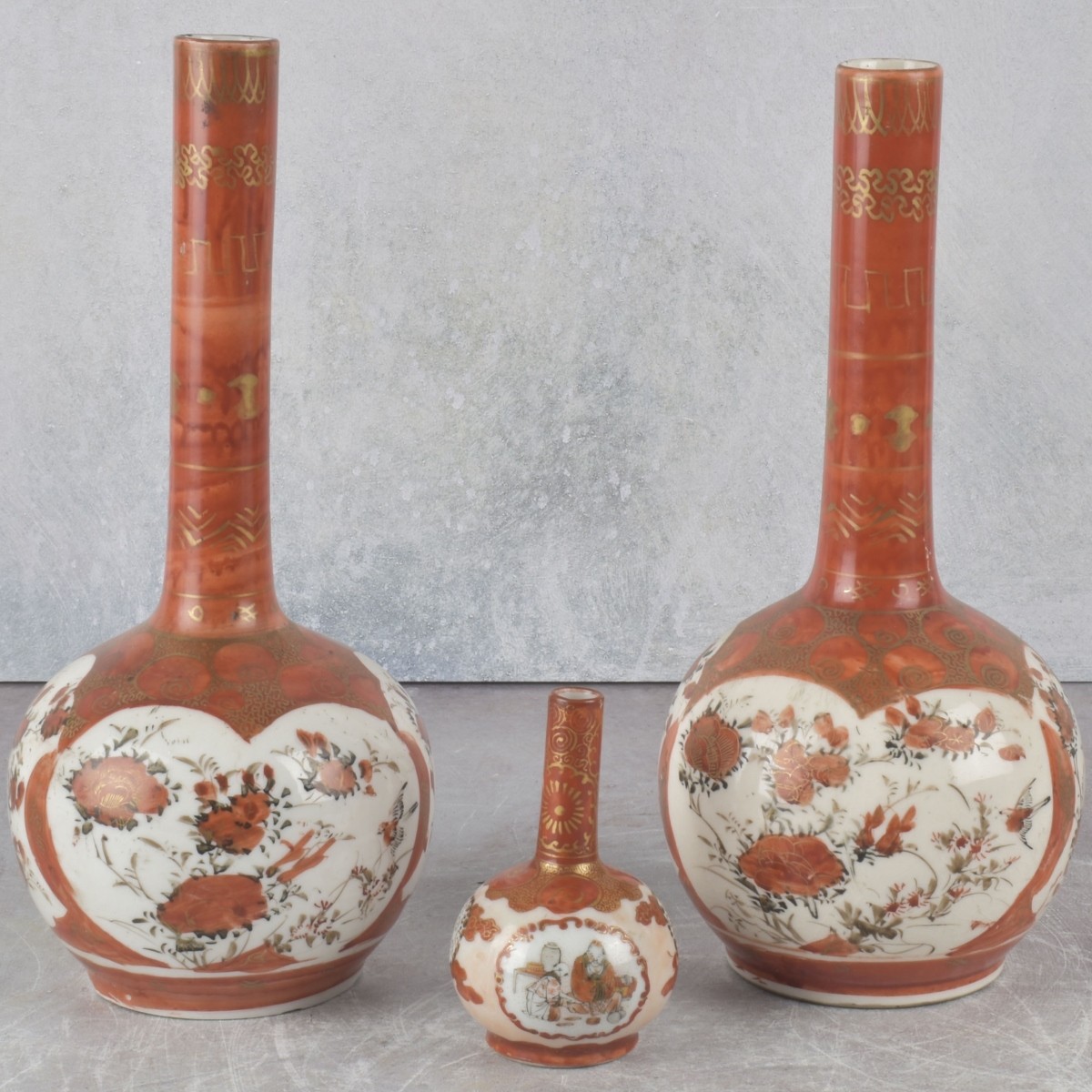 Vintage Japanese Satsuma Vases