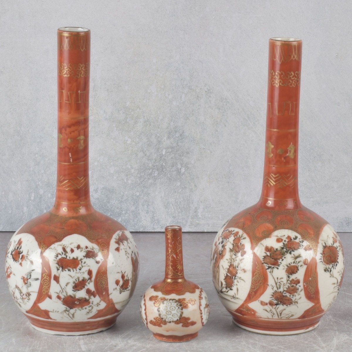 Vintage Japanese Satsuma Vases