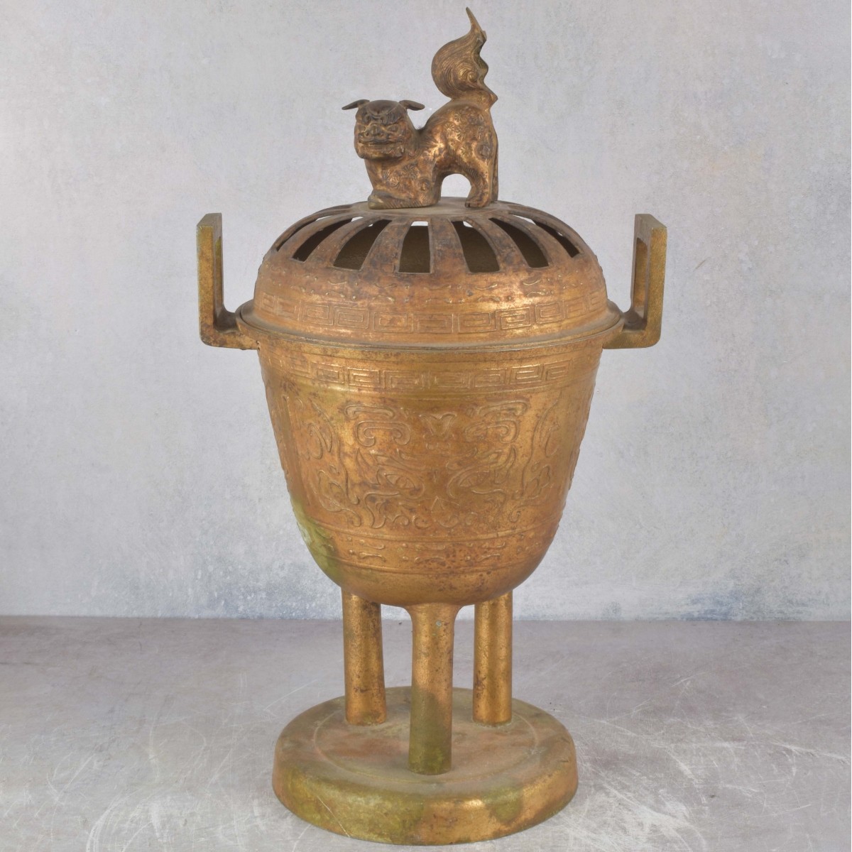 Antique Chinese Metal Hand Warmer