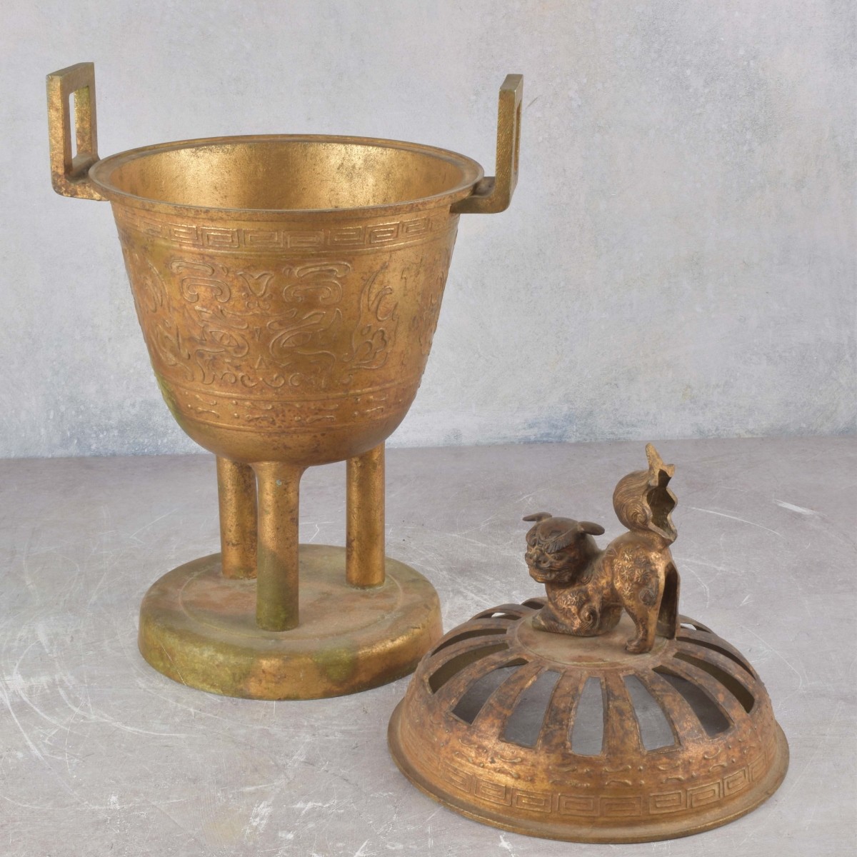 Antique Chinese Metal Hand Warmer