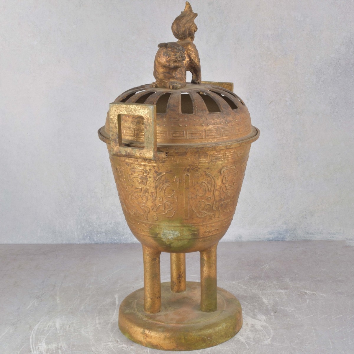 Antique Chinese Metal Hand Warmer