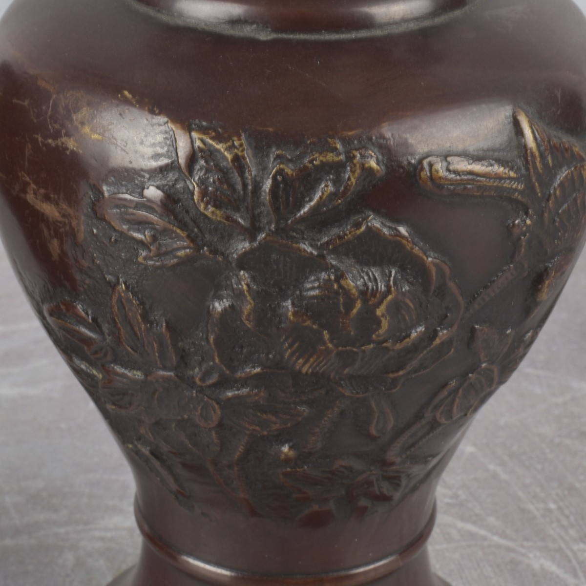 Pair of Japanese Bronze Vases