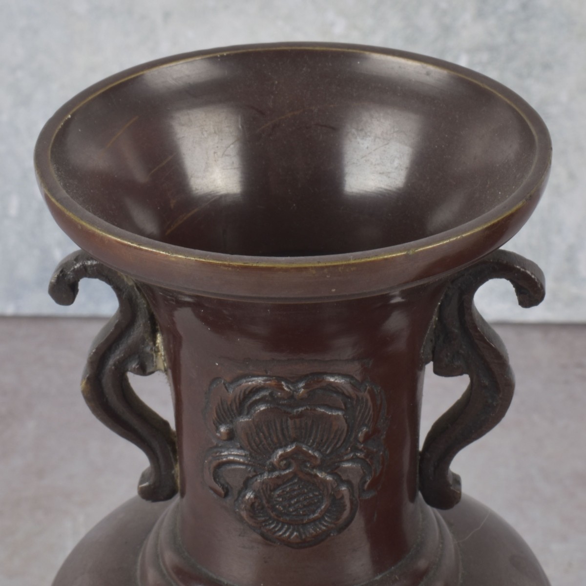 Pair of Japanese Bronze Vases