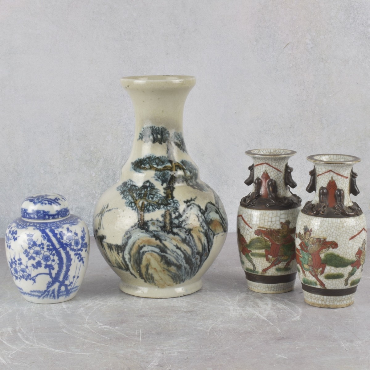 Collection of Asian Porcelain Vessels