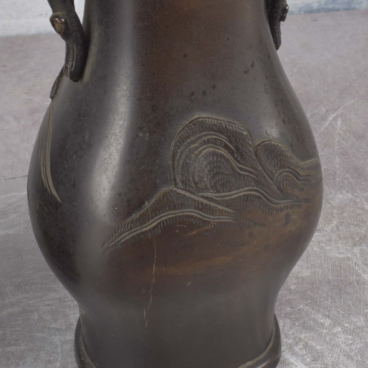 Antique Japanese Bronze Vases