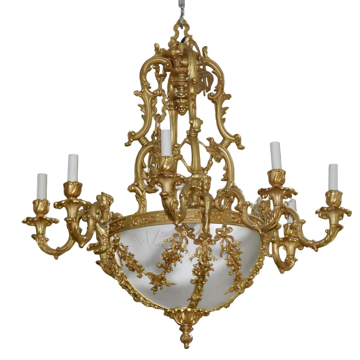 Gilt Bronze Chandelier