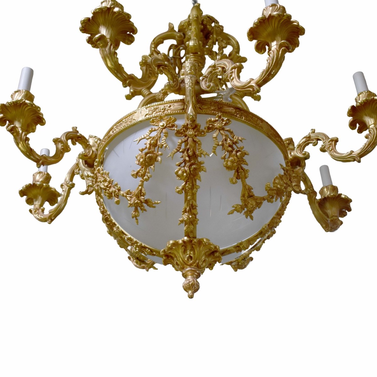 Gilt Bronze Chandelier