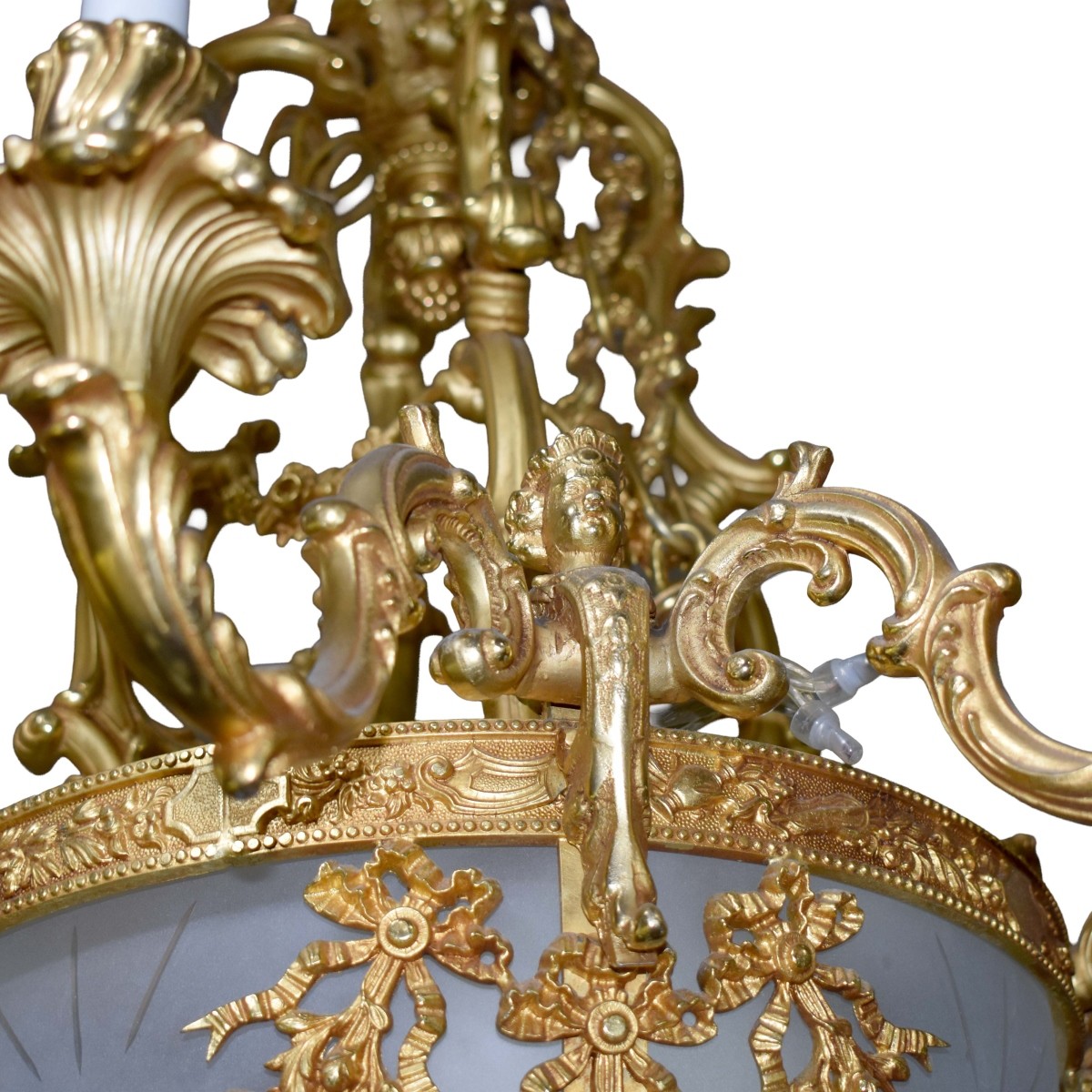 Gilt Bronze Chandelier