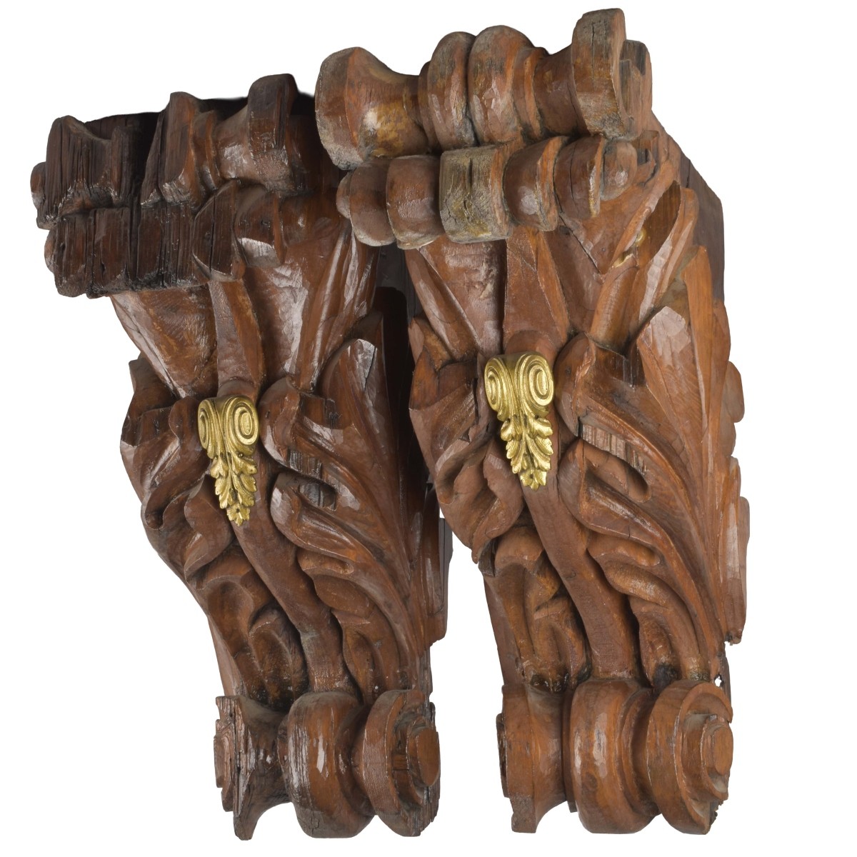 Pair of Wood Corbels