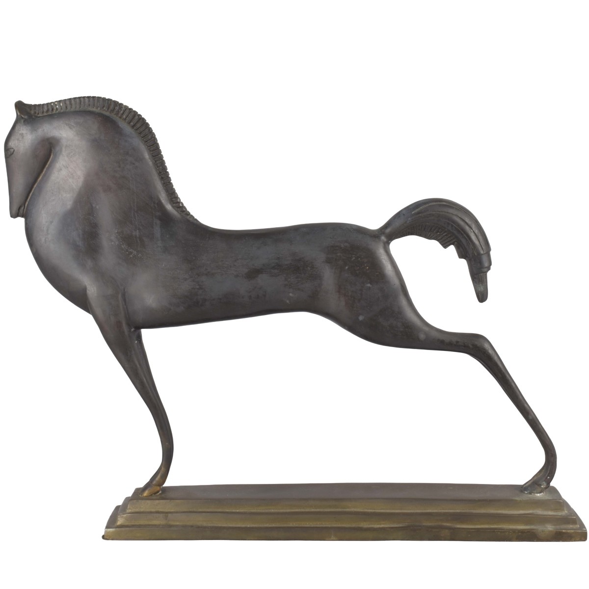 Deco / Etruscan style Bronze Horse