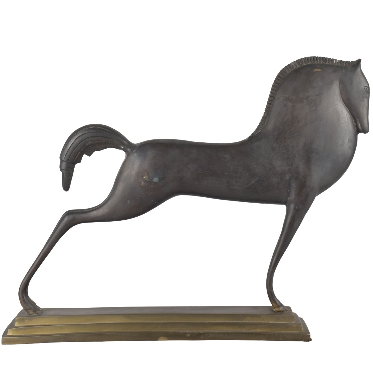 Deco / Etruscan style Bronze Horse