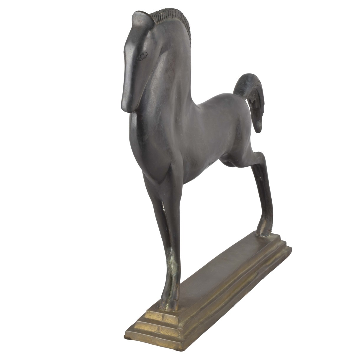 Deco / Etruscan style Bronze Horse