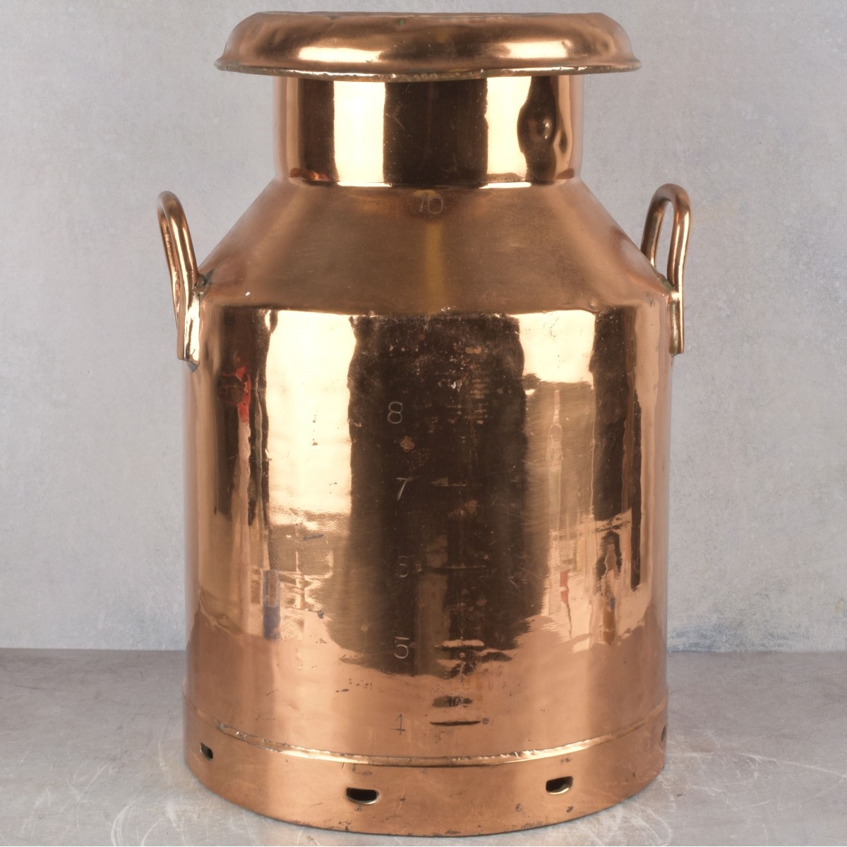 Copper Milk Can