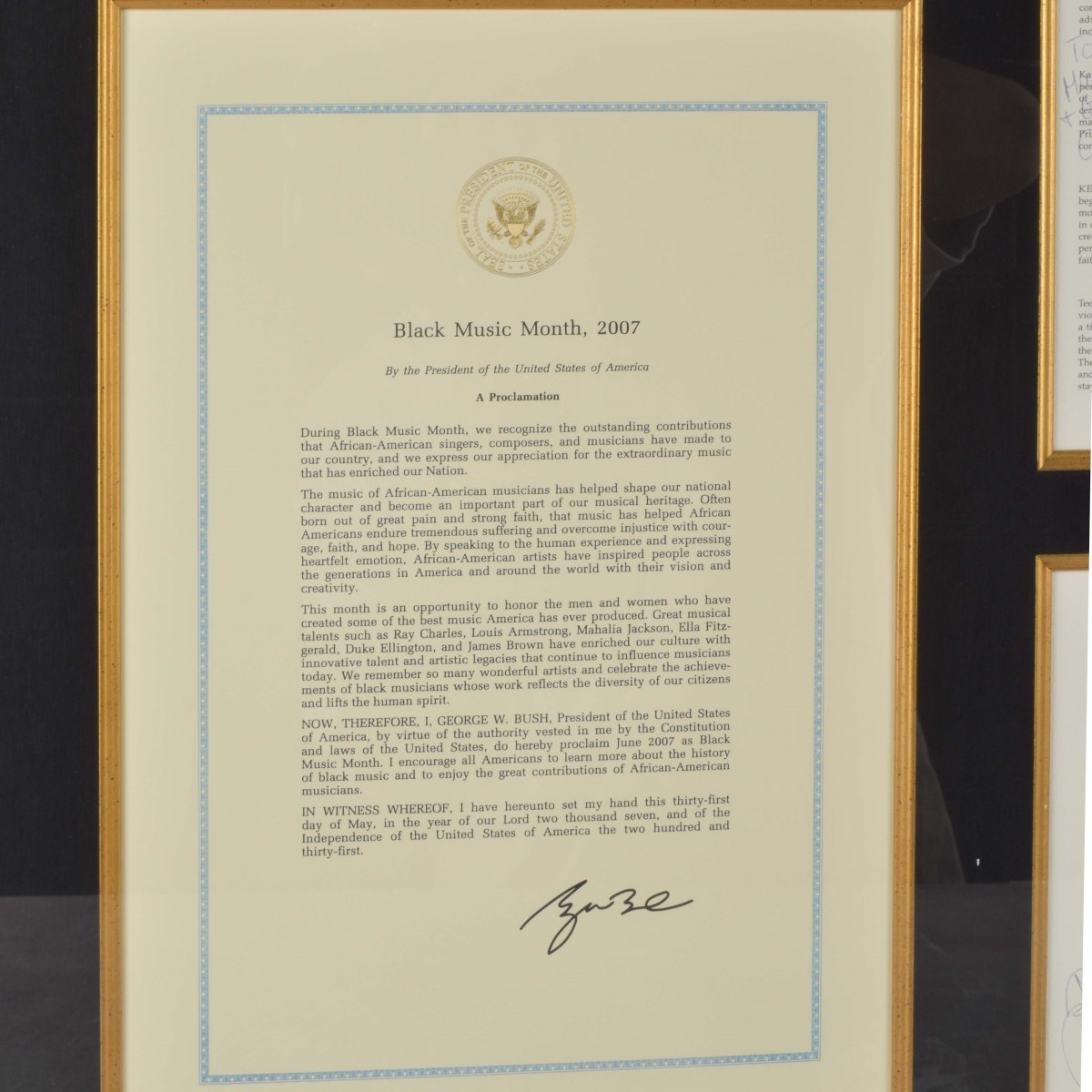 President George W. Bush Memorabilia