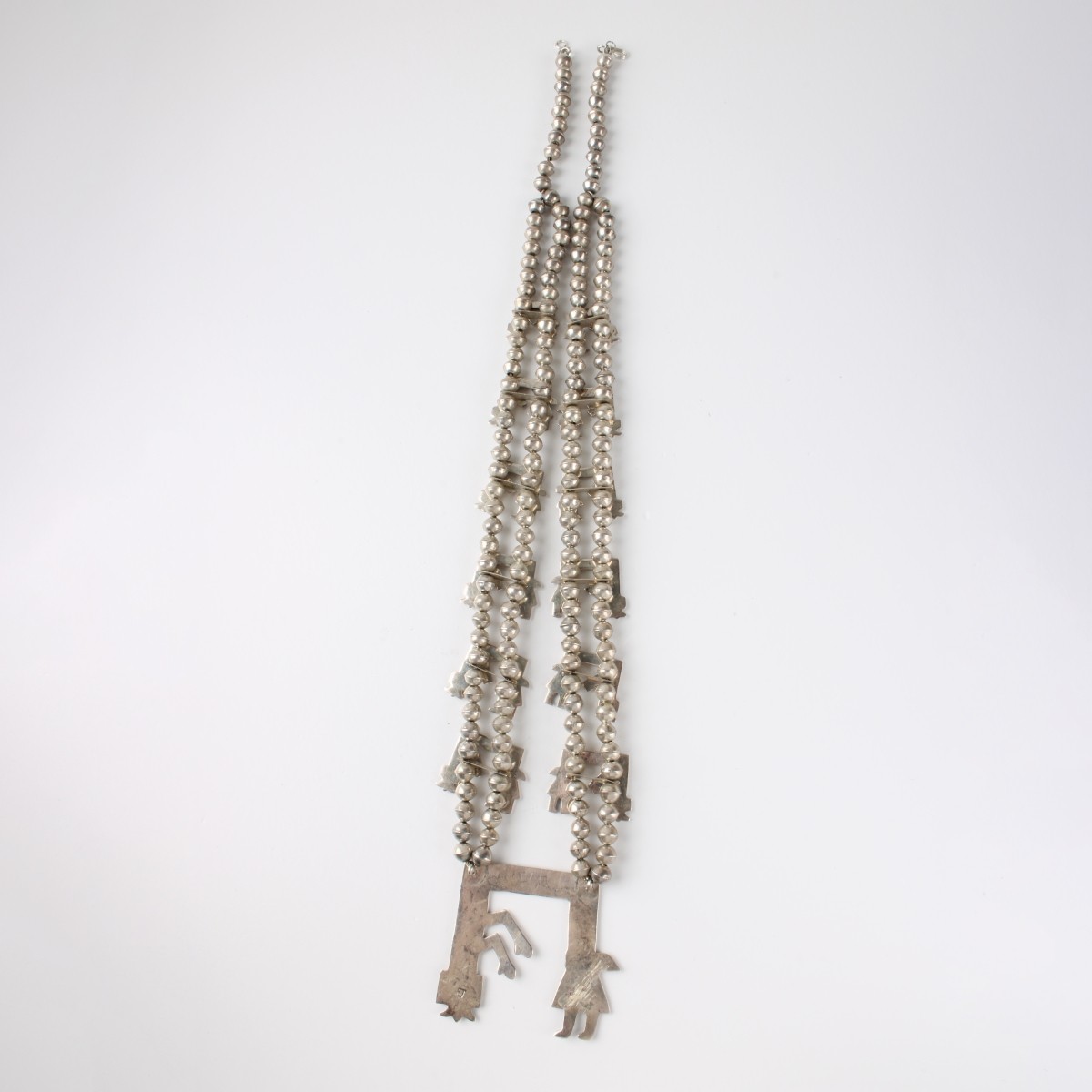 Native American Navajo Silver Necklace