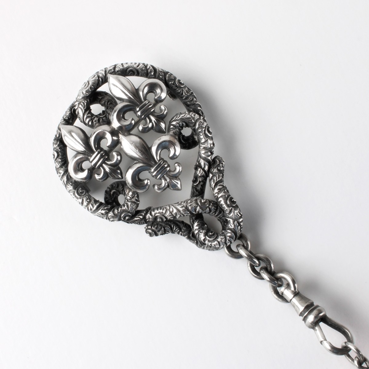 Sterling Silver Chatelaine Perfume Bottle